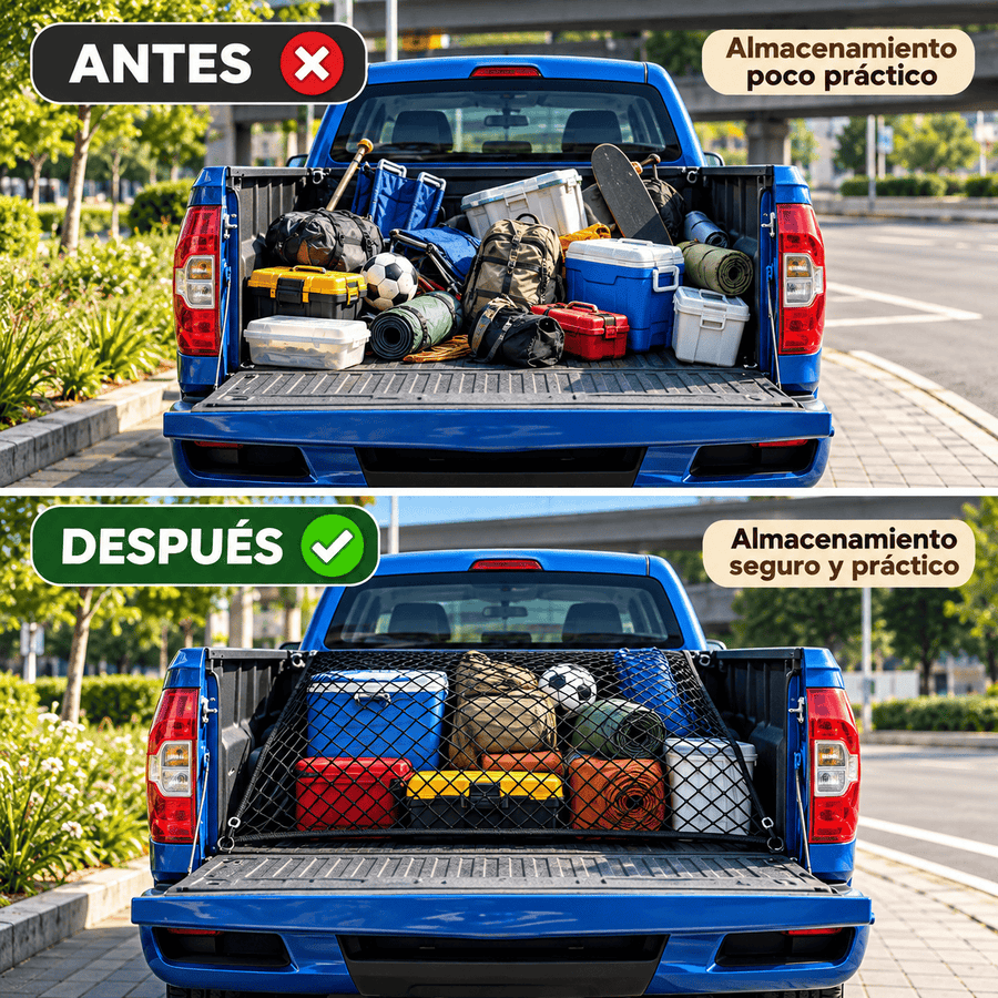 CargoGrid™: Doble Red de seguridad para Carros