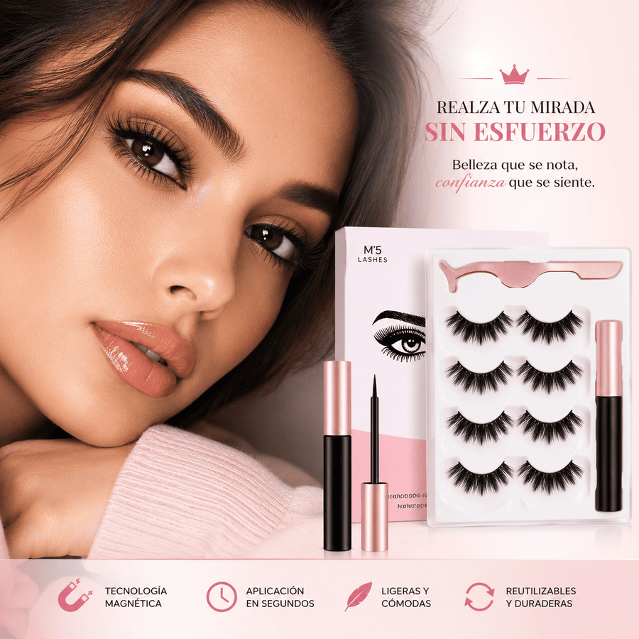 PestañasPro™ 4D: Pestañas perfectas. En 30 segundos. Sin pegamento.