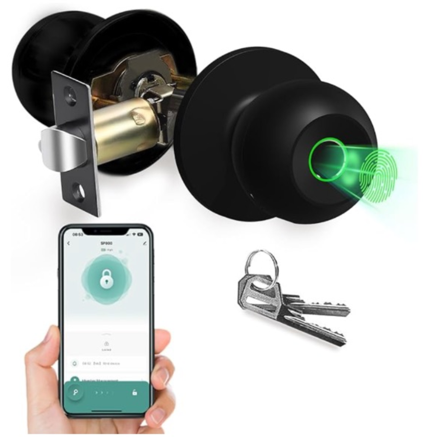 🔐 Cerradura de Puerta Inteligente con Huella Digital