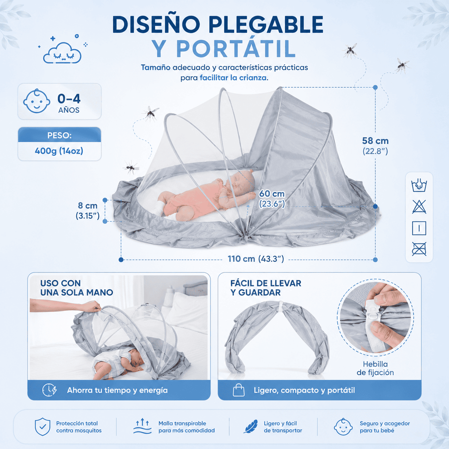 NIDODREAM™: Toldillo portátil para bebés