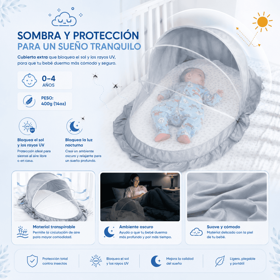 NIDODREAM™: Toldillo portátil para bebés