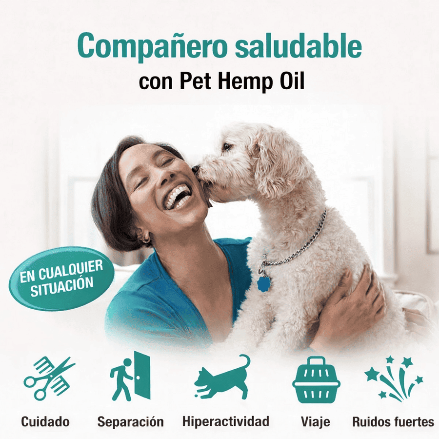 CalmaPet™ Aceite de Cáñamo Orgánico