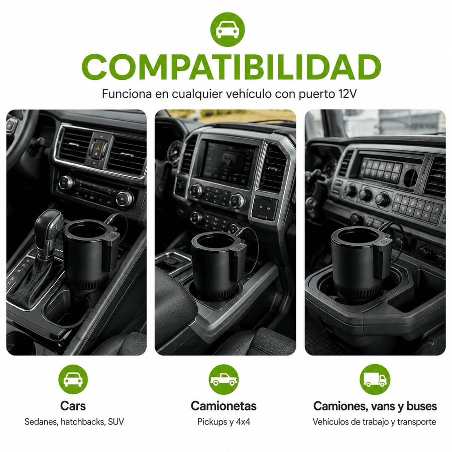 HOTCOLD PRO™: Portavasos Inteligente 2-en-1 Frio Calor
