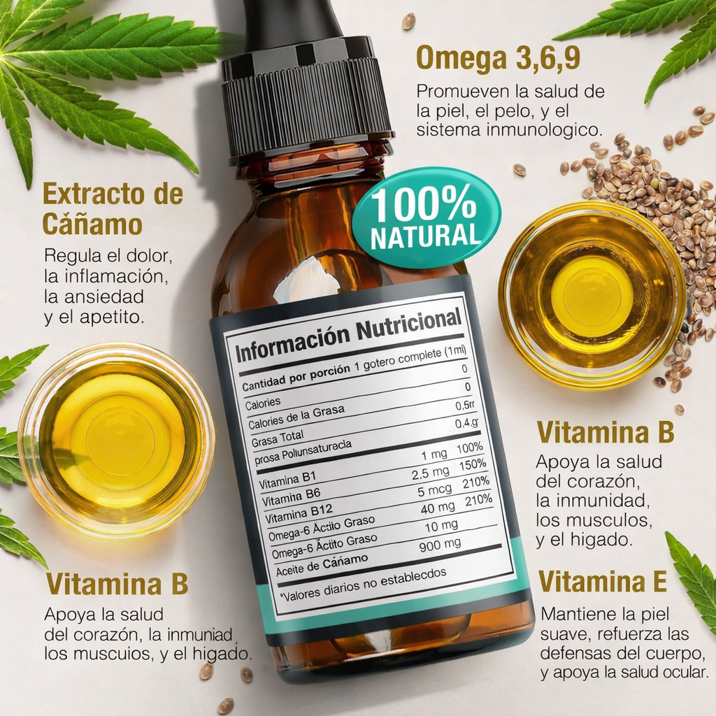 🐾 Fórmula Calm & Shine premium 30 Días: PET HEMP OIL