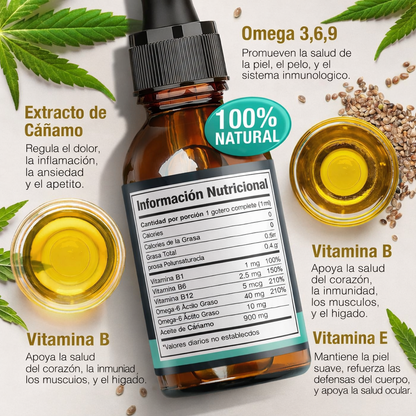 🐾 Fórmula Calm & Shine premium 30 Días: PET HEMP OIL