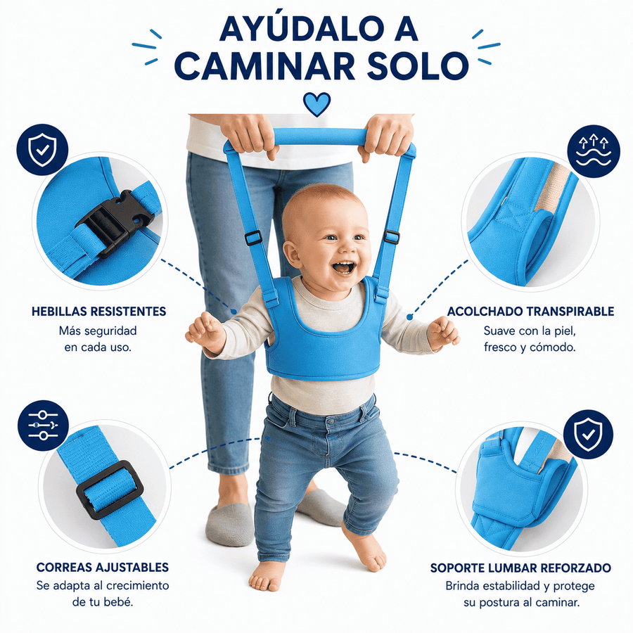 PasoSeguro™ Arnés de Aprendizaje para Bebés