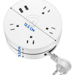 Duo CableZero™: Extensión Multicarga Retractil