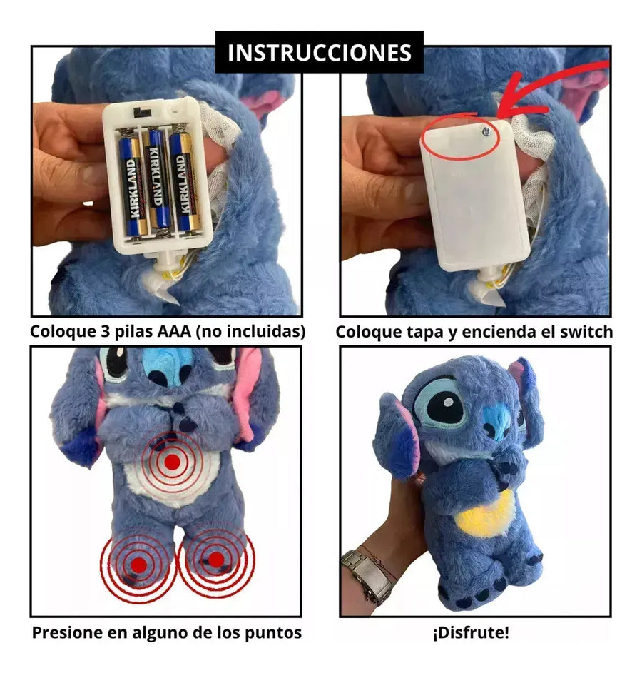 Nuevo Stitch: el peluche sensorial 💙