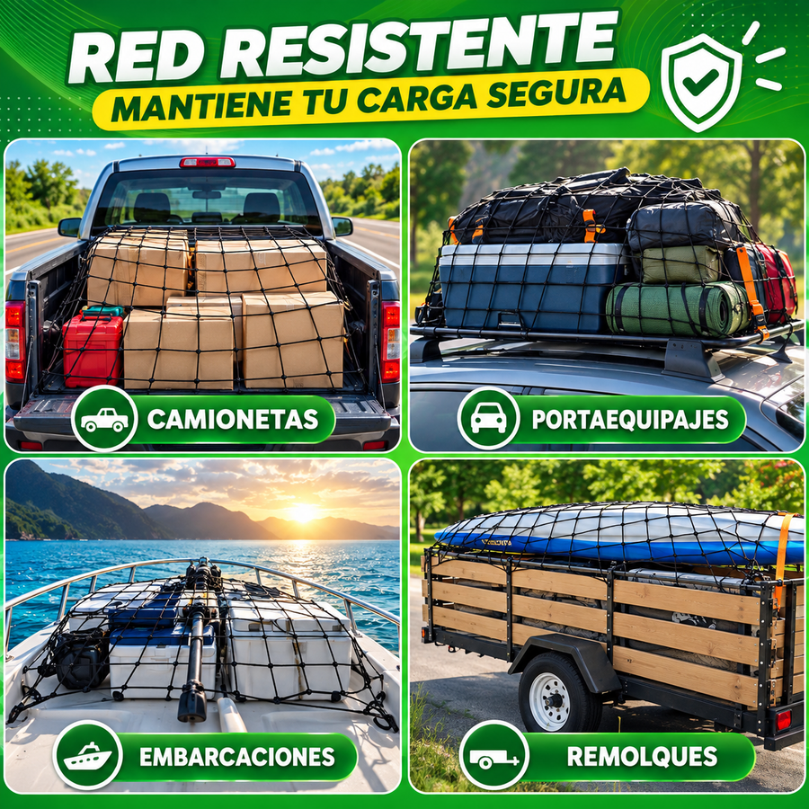 CargoGrid™: Doble Red de seguridad para Carros